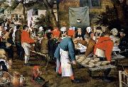 Pieter Brueghel the Younger Peasant Wedding Feast oil on canvas